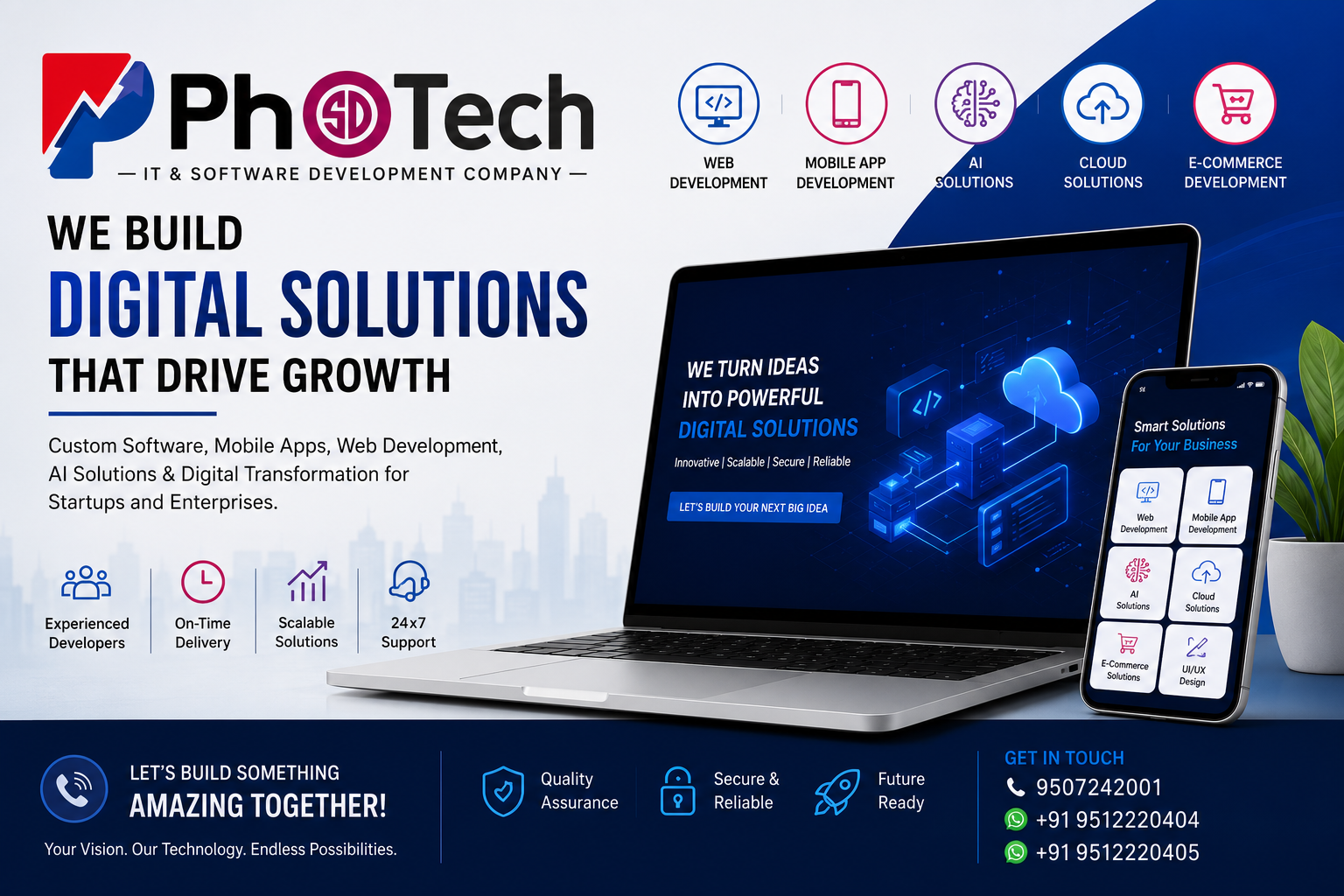 Top Software Development Company in India | Custom Web & Mobile App Development